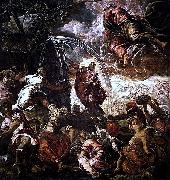 Jacopo Tintoretto Moses schlagt Wasser aus dem Felsen France oil painting artist